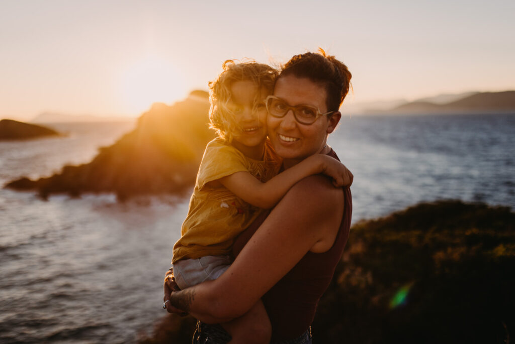 Portrait d'Ambre - photographe à l'heure du crépuscule