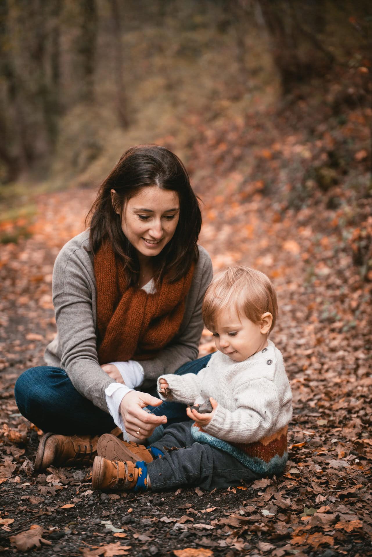 Moment de complicité familiale en altitude près de Briançon
